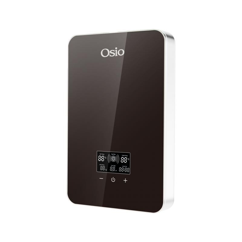 Osio OHF-2890B Ηλεκτρικός Ταχυθερμαντήρας Τοίχου Μπάνιου 8,5 kW με Ψηφιακή Οθόνη Μαύρος (10068-0023)