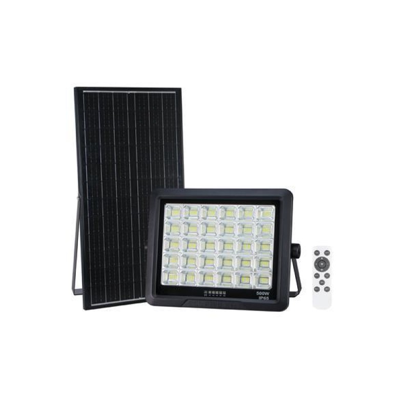 Eurolamp 147-69573 Προβολέας LED 300W SMD Ηλιακός 4000K IP65 PLUS Μαύρος (147-69573) 