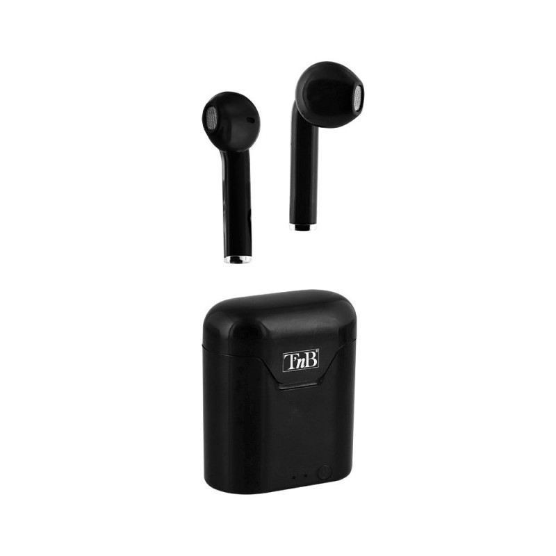 TnB EBPLAYBKTWS Ακουστικά Bluetooth με θήκη φόρτισης Mαύρα (070053)