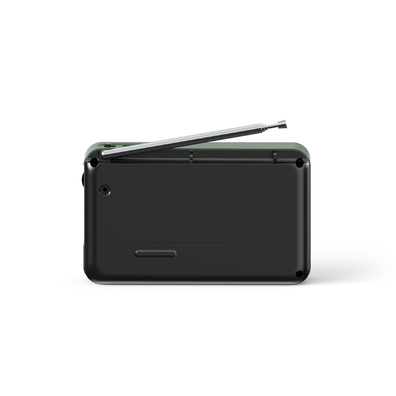 Akai APR-300 Πράσινο μίνι φορητό ρετρό ραδιόφωνο FM/AM, Bluetooth, USB, microSD