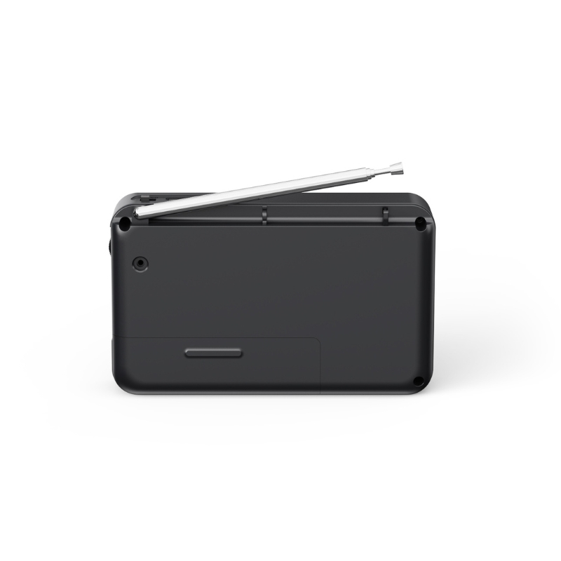 Akai APR-300BK Μαύρο μίνι φορητό ρετρό ραδιόφωνο FM/AM, Bluetooth, USB, microSD