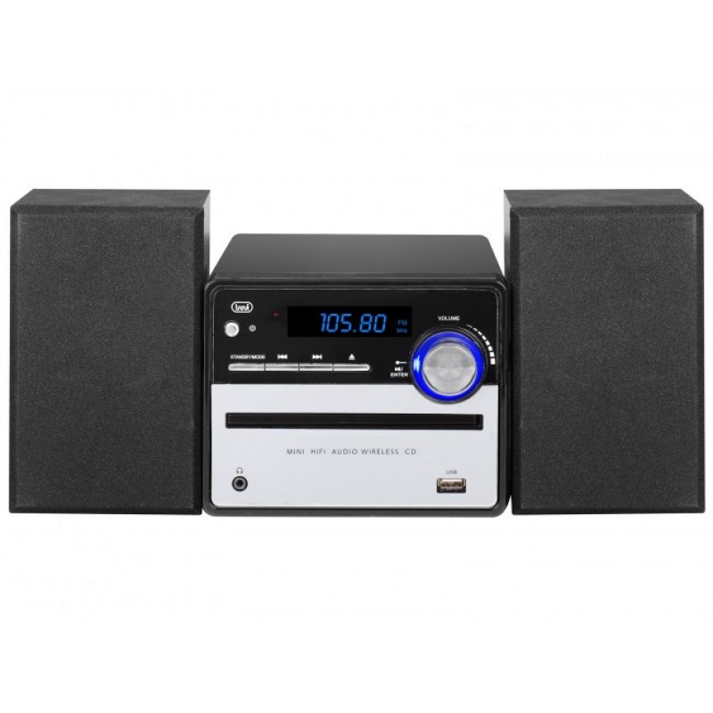 TREVI HCX-10F6/BK Μινι Σύστημα HIFI USB, FM, CD Player 20W