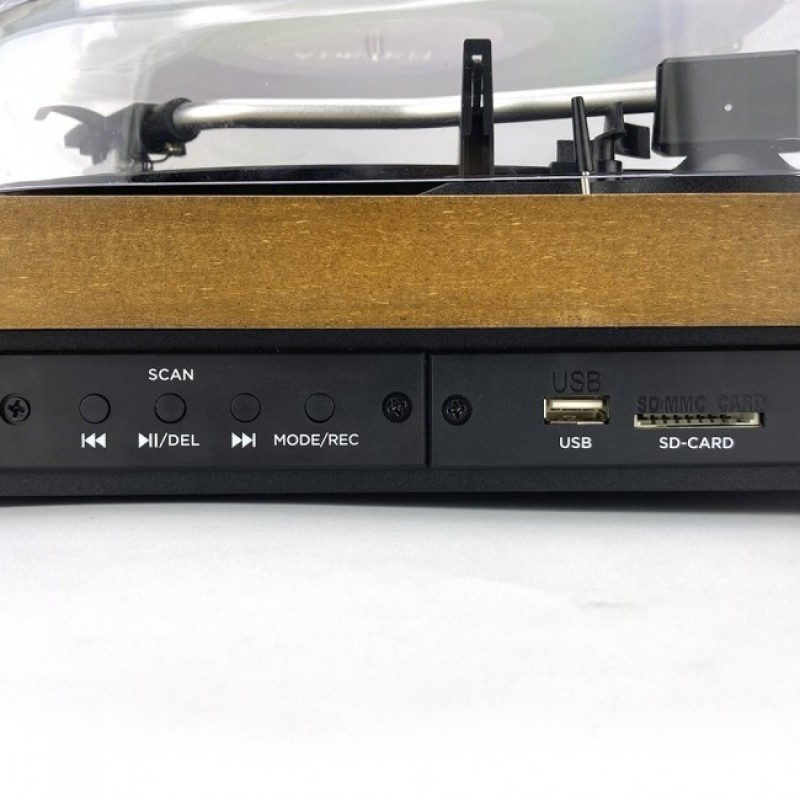 Aiwa LPS-25WD Πικάπ Stereo με Bt, USB, SD 