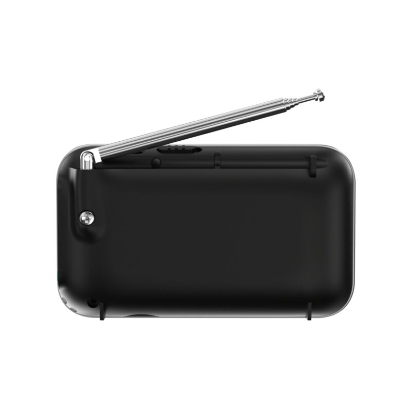 Akai APR-500BK Μαύρο φορητό ραδιόφωνο με Bluetooth, USB, TF, REC, έξοδο ακουστικών και οθόνη-2.5W