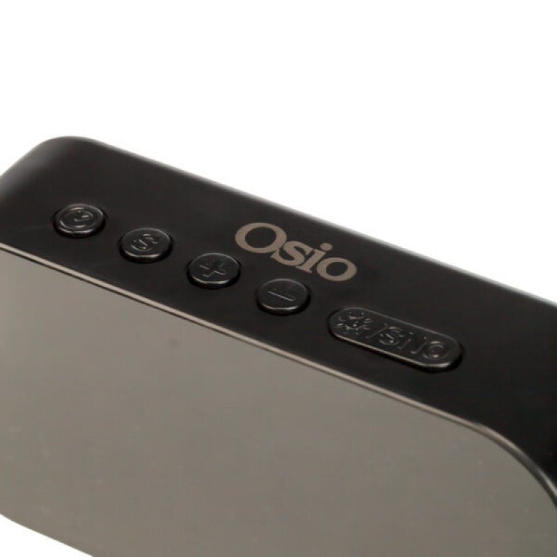 Osio OCA-3015B ξυπνητήρι με ένδειξη θερμοκρασίας και ημερομηνίας, Μαύρο (151221-0001)