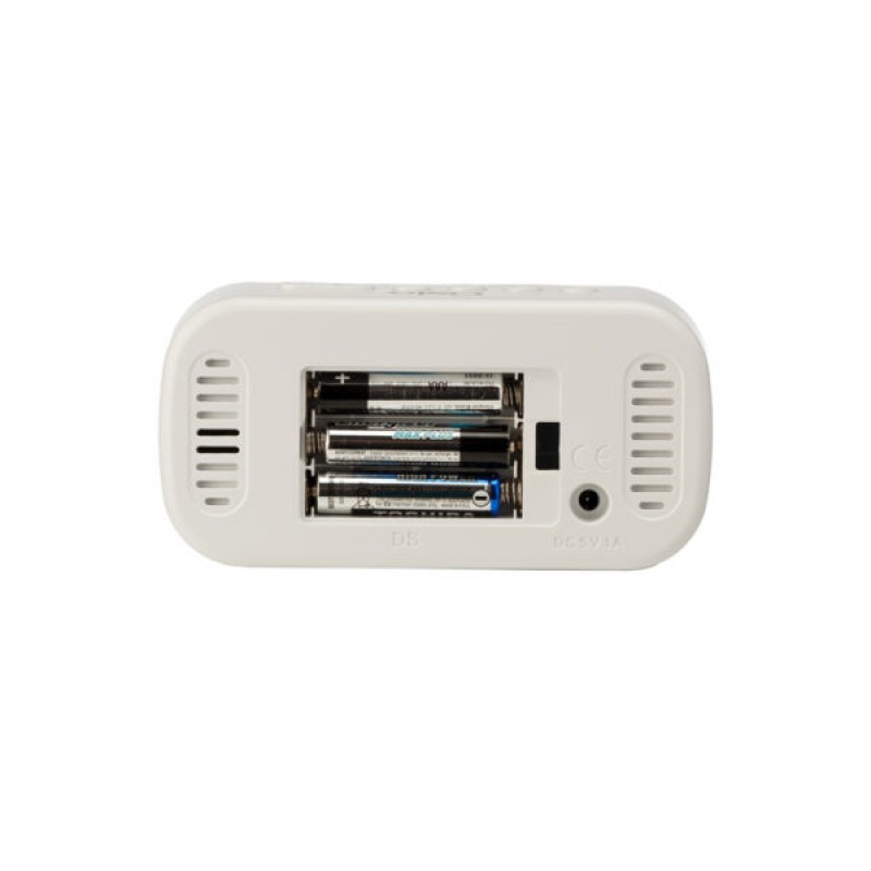 Osio OCA-3015W ξυπνητήρι με ένδειξη θερμοκρασίας και ημερομηνίας, Λευκό (151221-0001)