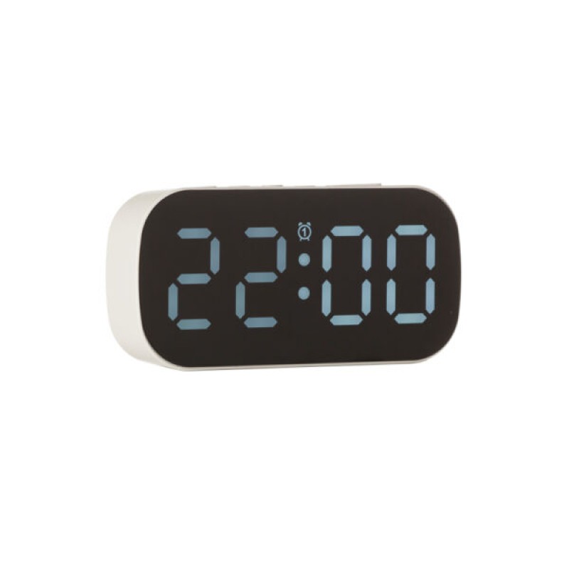 Osio OCA-3015W ξυπνητήρι με ένδειξη θερμοκρασίας και ημερομηνίας, Λευκό (151221-0001)