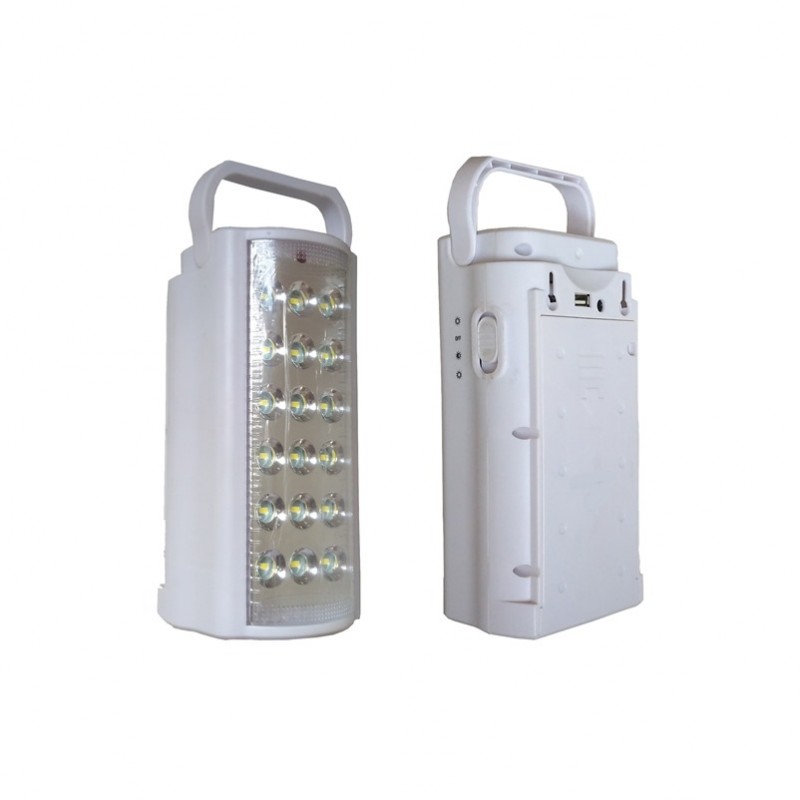 TELE EML-318 Επαναφορτιζόμενος Φακός Ασφαλείας 18 led, 15ώρες (44640)