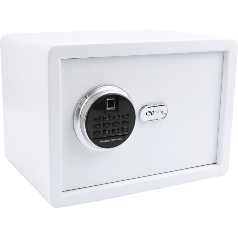 Olympia GOSAFE2.0 120FP GR White Χρηματοκιβώτιο με δακτυλικό αποτύπωμα και ηλεκτρονική κλειδαριά 16 L – 25 x 35 x 25 cm (1106452-0029)