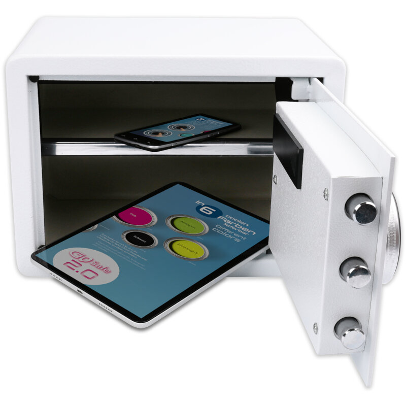 Olympia GOSAFE2.0 120FP GR White Χρηματοκιβώτιο με δακτυλικό αποτύπωμα και ηλεκτρονική κλειδαριά 16 L – 25 x 35 x 25 cm (1106452-0029) Olympia GOSAFE2.0 120FP GR White Χρηματοκιβώτιο με δακτυλικό αποτύπωμα και ηλεκτρονική κλειδαριά 16 L – 25 x 35 x 25 cm (1106452-0029)