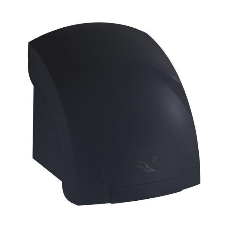 Eurolamp 147-45101 Στεγνωτήρας Χεριών Πλαστικός με Χρονοδιακόπτη Μαύρο 1800W 220-240V (147-45101)