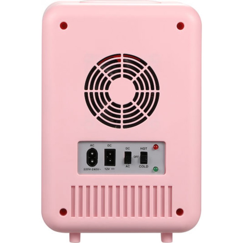 ADLER AD8084P  Mίνι Ψυγείο  AC & DC 4L Ροζ
