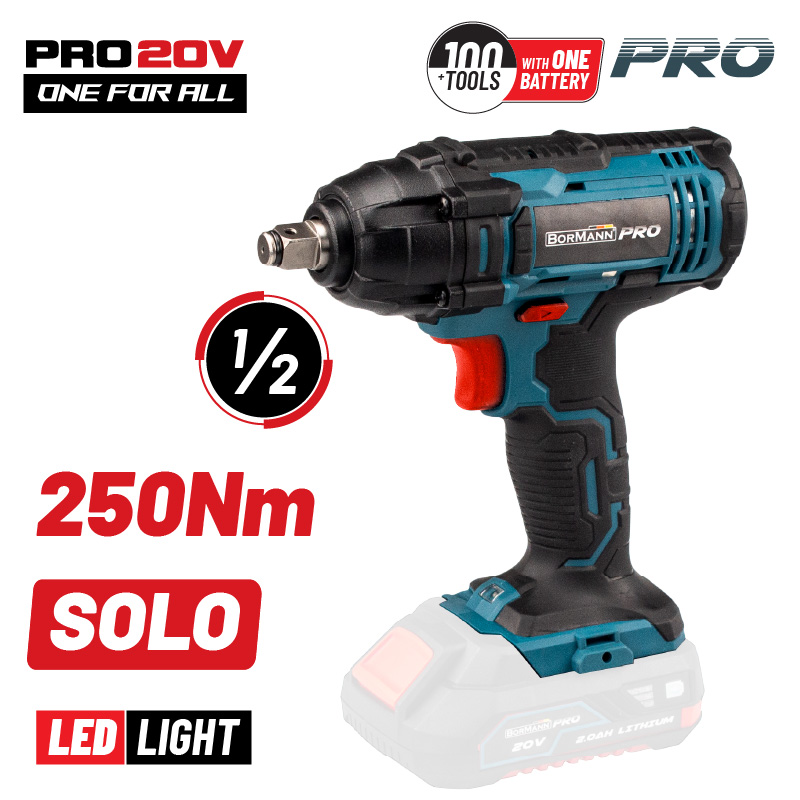 Bormann Pro BBP3400 Μπουλονόκλειδο Μπαταρίας 20V, SOLO (027973)