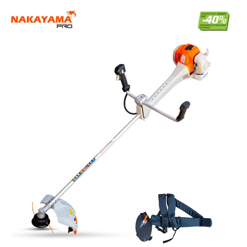NAKAYAMA Pro PB 7700 Θαμνοκοπτικό Βενζίνης 3Hp, 63,3cc Με Αντιδόνηση (033806)