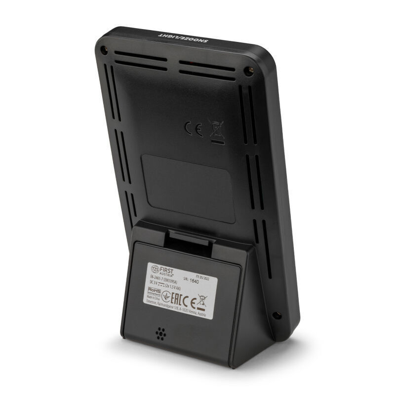 First Austria FA-2461-7 Ασύρματος μετεωρολογικός σταθμός με αισθητήρα εξωτερικού χώρου και διπλό ξυπνητήρι (199210-0003)