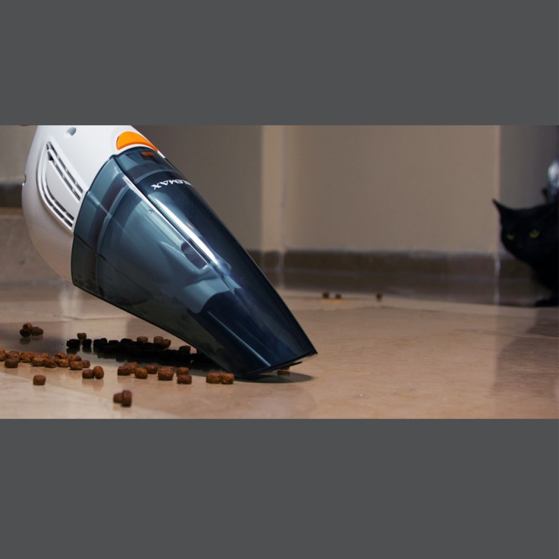 TELEMAX VC-3907GS Επαναφορτιζόμενο Σκουπάκι Χειρός 400ml Λευκό 