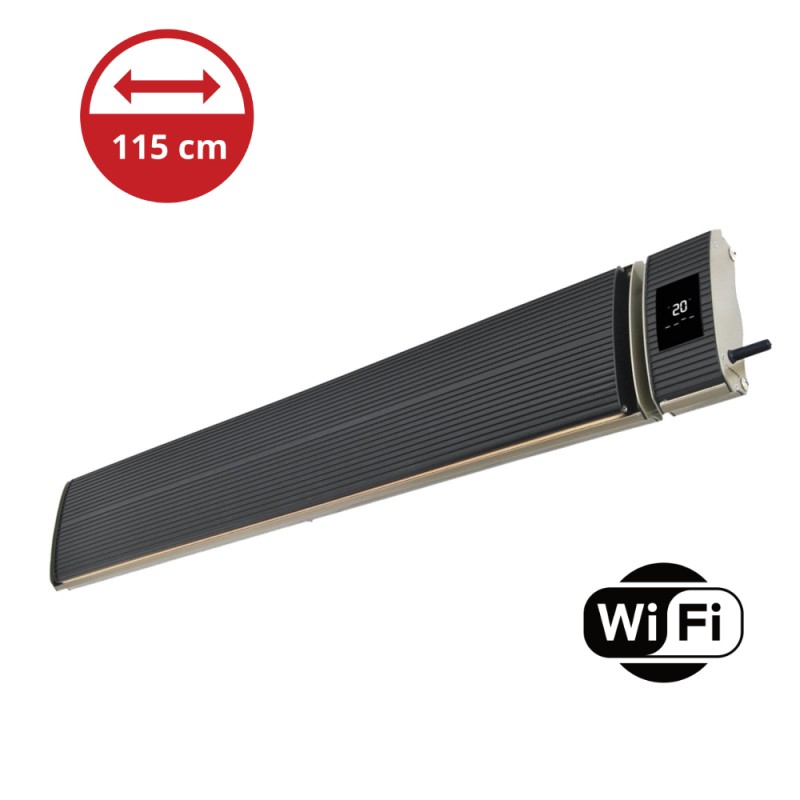TELEMAX JH-NR18-13W Υπέρυθρο Πάνελ Θέρμανσης με Τηλεχειριστήριο Wi-Fi. με Θερμοστάτη & App Control 1800W (30-1816)