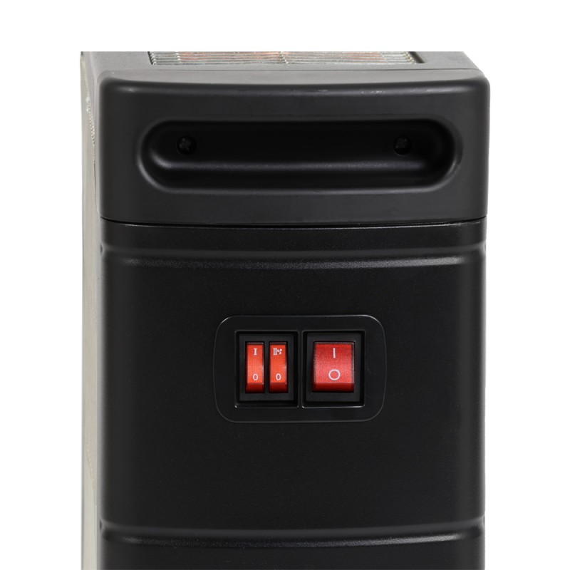 TELEMAX MAGMA 30-2406 Θερμαντικό Χαλαζία 2.4Κ 2400W Μαύρο