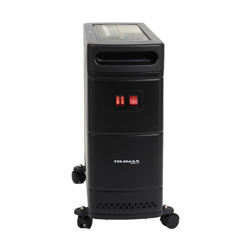 TELEMAX MAGMA 30-2406 Θερμαντικό Χαλαζία 2.4Κ 2400W Μαύρο