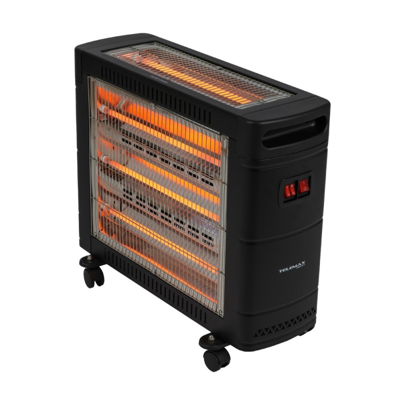 TELEMAX MAGMA 30-2406 Θερμαντικό Χαλαζία 2.4Κ 2400W Μαύρο