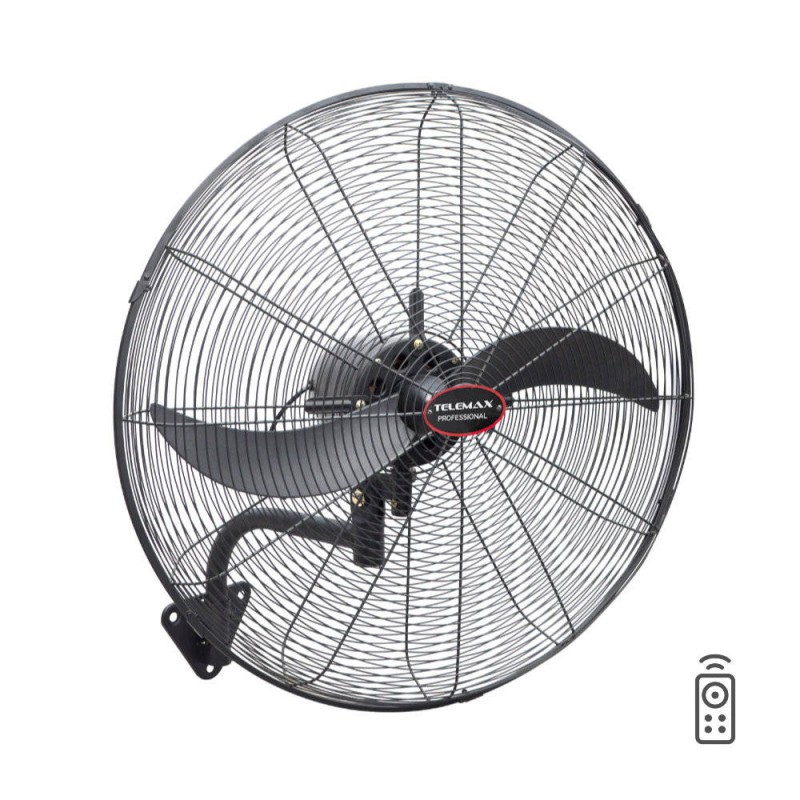 Telemax FW 65-ER1 AERO PROFESSIONAL Ανεμιστήρας Επιτοίχιος με Τηλεχειριστήριο 66cm (30-2066)