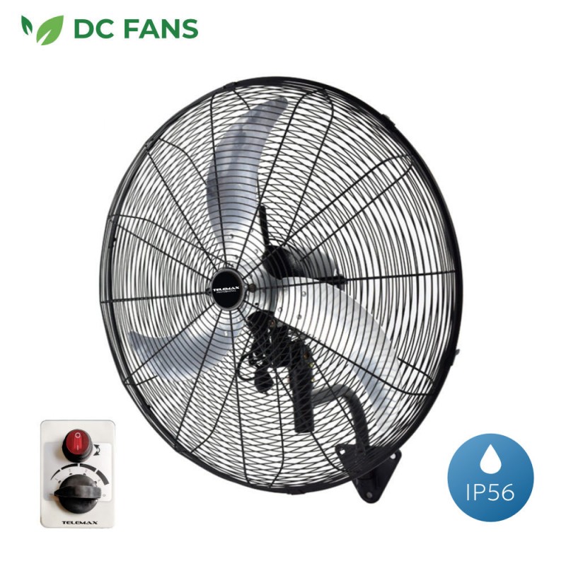 Telemax MFJ-W65 Ανεμιστήρας Επιτοίχιος DC ΑΔΙΑΒΡΟΧΟΣ WaterProof (30-6510)