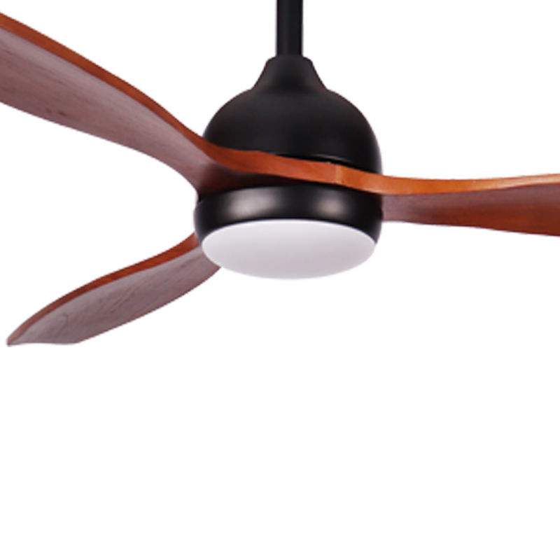 PRIMO PRCF-80668 Ανεμιστήρας Οροφής  DC Με Τηλεχειριστήριο 1 Φως LED Μαύρος με 3 καφέ φτερά  52'' 132εκ.(800668)