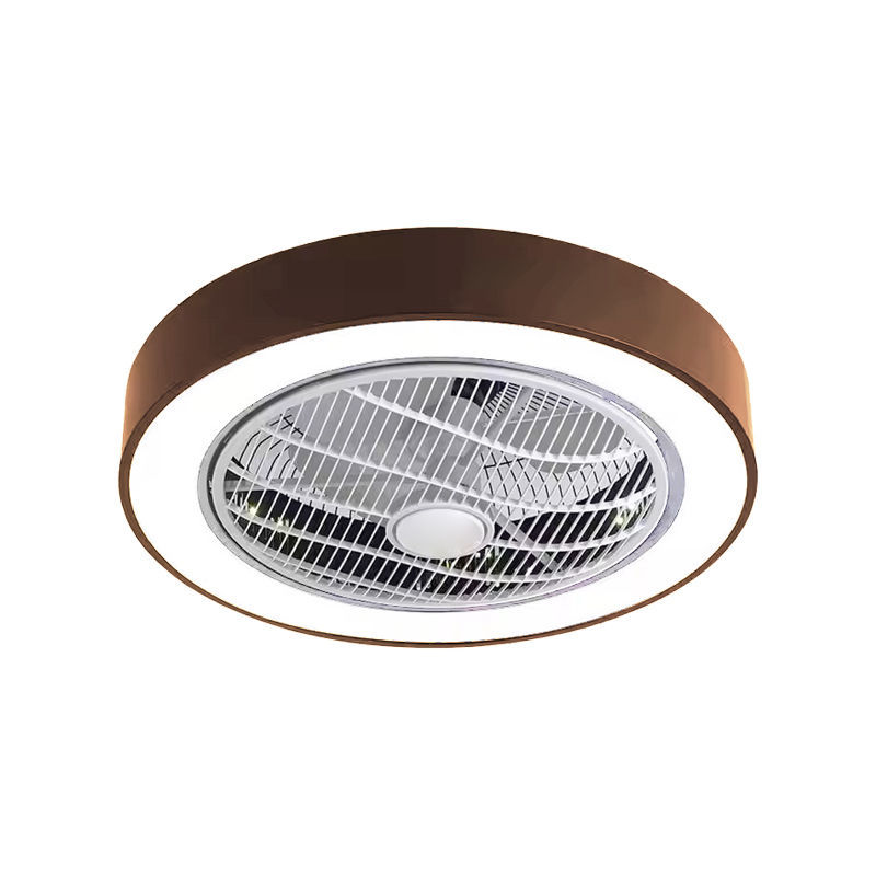 Primo PRCF-80669 Ανεμιστήρας Οροφής  DC . Με Τηλεχειριστήριο 1Φως LED 19'' 48εκ Λευκός-Καφέ (800669)