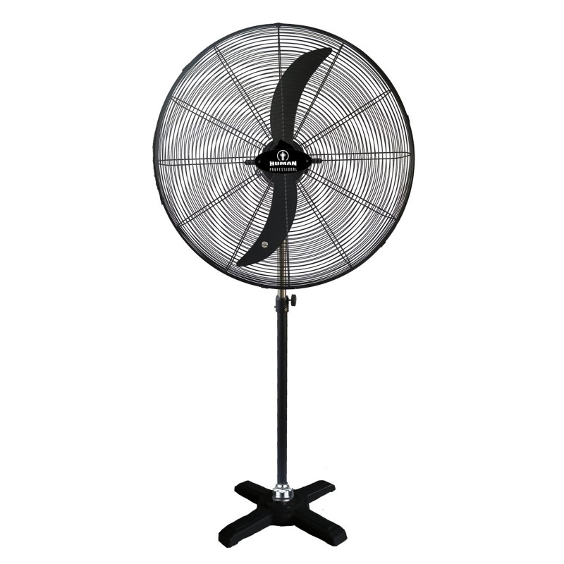 Human FL-500 Ανεμιστήρας Ορθοστάτης 50cm 150W Μαύρο