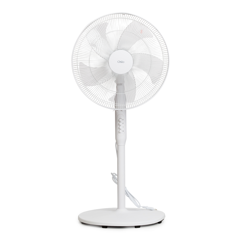 Osio OSF-9005 Aνεμιστήρας δαπέδου και επιτραπέζιος 16” και 3 ταχυτήτων 50W Λευκός 