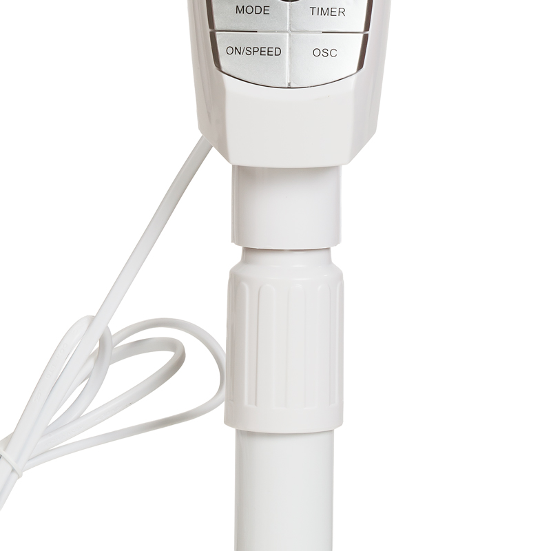 Osio OSF-9010 Λευκός ανεμιστήρας δαπέδου 16”, 3 ταχυτήτων με οθόνη και τηλεχειριστήριο-50W