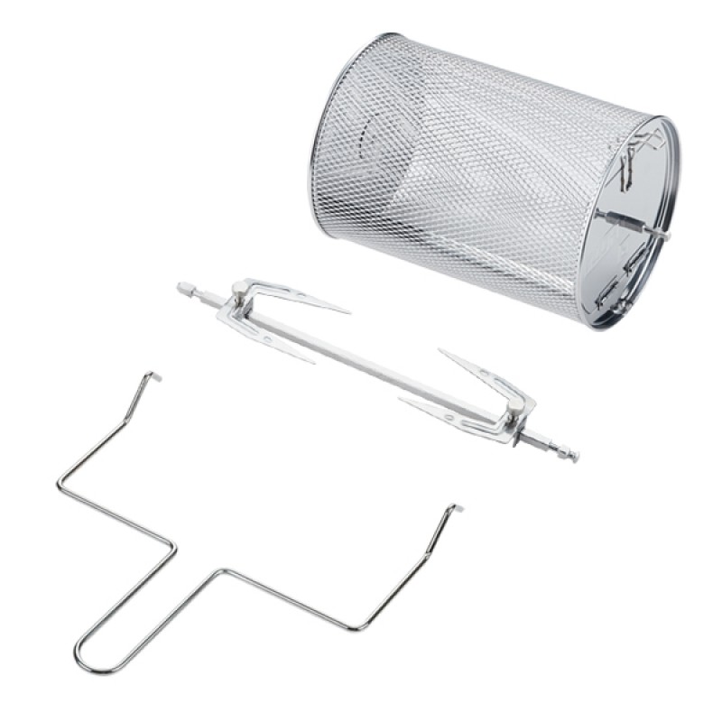 EUROLAMP 300-70044 Φριτεζα Αέρος XXL 12L με παράθυρο & αξεσουάρ 1800W Μαύρη-ΙNOX (300-70044)