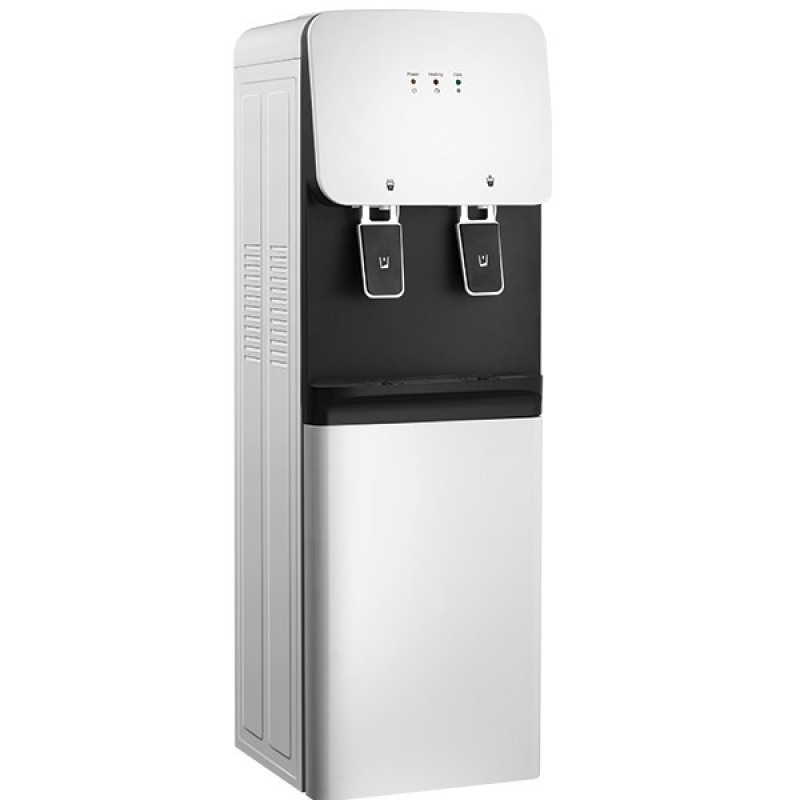 EUROLAMP 920-29711 Επιδαπέδιος Θερμοψύκτης Νερού  με αποθηκευτικο χώρο EU Plug Λευκος & Μαύρος