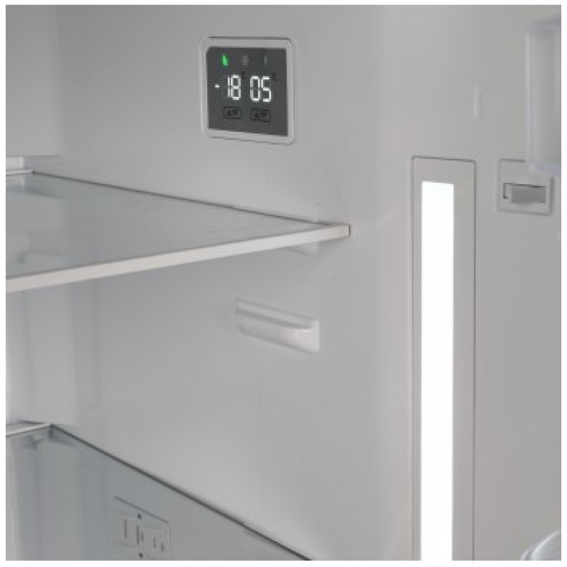 Carad NFD4215X Ψυγείο Δίπορτο  INOX No Frost LED φωτισμός 