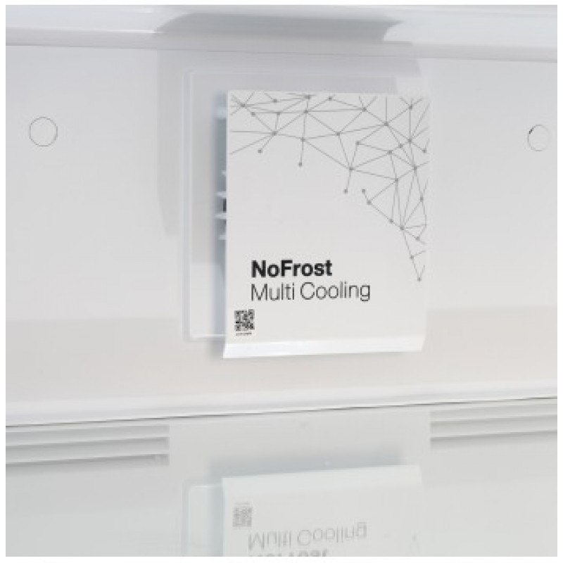 Carad NFD4215X Ψυγείο Δίπορτο  INOX No Frost LED φωτισμός 
