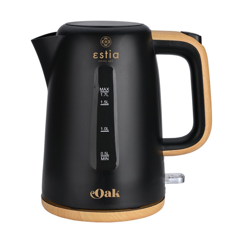 ESTIA 06-24659 Βραστήρας ΟΑΚ Πλαστικός 2200W 1.7LT Μαύρος (06-24659)