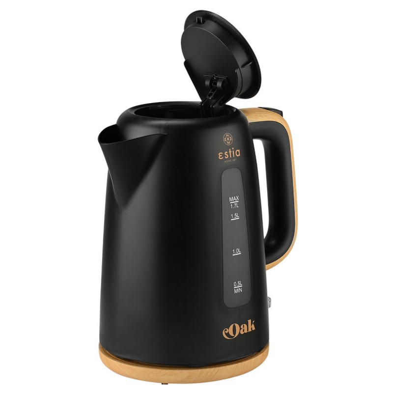 ESTIA 06-24659 Βραστήρας ΟΑΚ Πλαστικός 2200W 1.7LT Μαύρος (06-24659) ESTIA 06-24659 Βραστήρας ΟΑΚ Πλαστικός 2200W 1.7LT Μαύρος (06-24659)