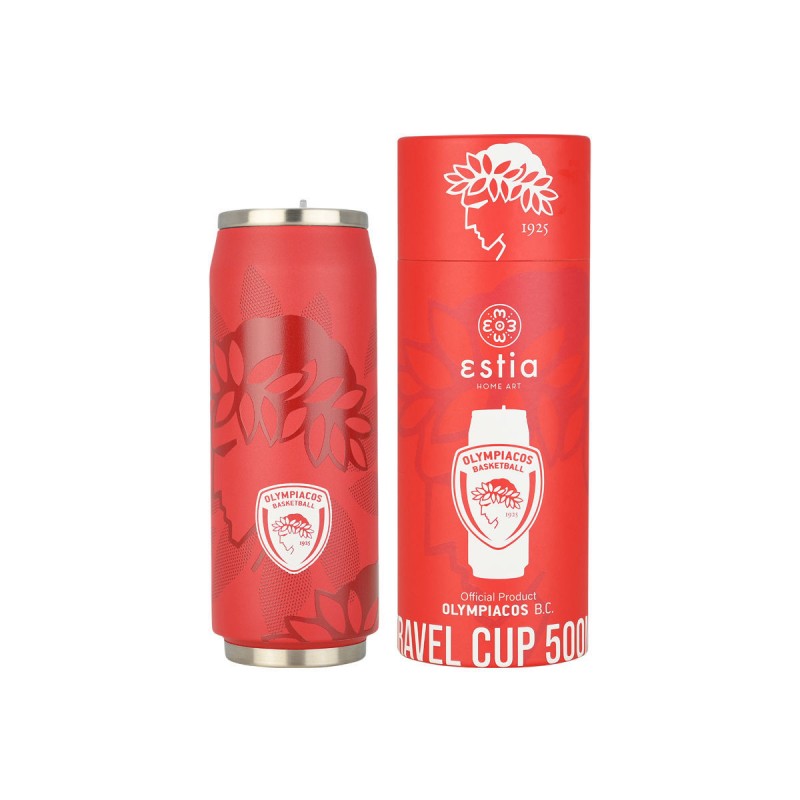 Estia 00-27117 Θερμος TRAVEL CUP OLYMPIACOS BC EDITION 500ml (00-27117)