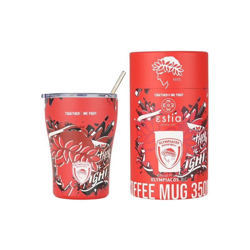 Estia 00-27223 Coffee Mug OLYMPIACOS BC EDITION Together we fight 350ml (00-27223)
