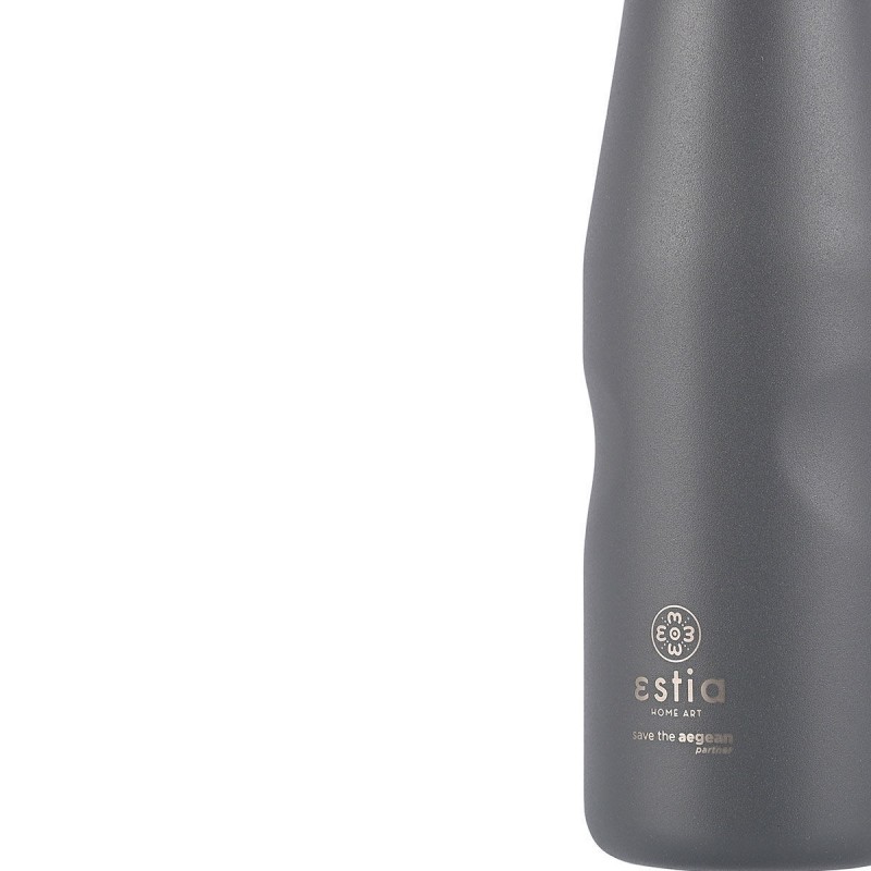 Estia Θερμός TRAVEL FLASK SAVE THE AEGEAN 750ml FJORD GREY (01-9823)