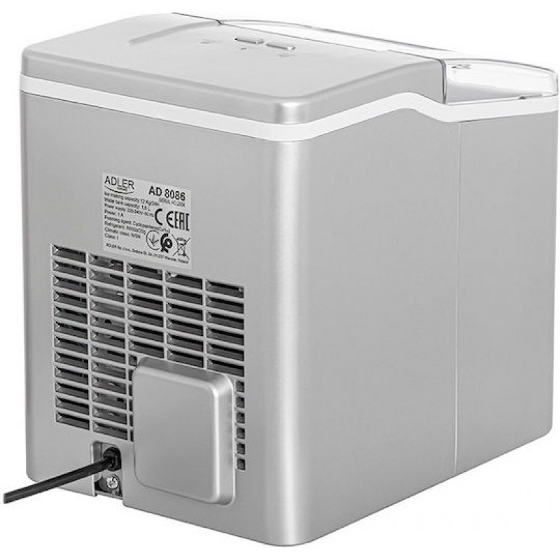 ADLER AD8086 Παγομηχανή 1.5L 100W SILVER 