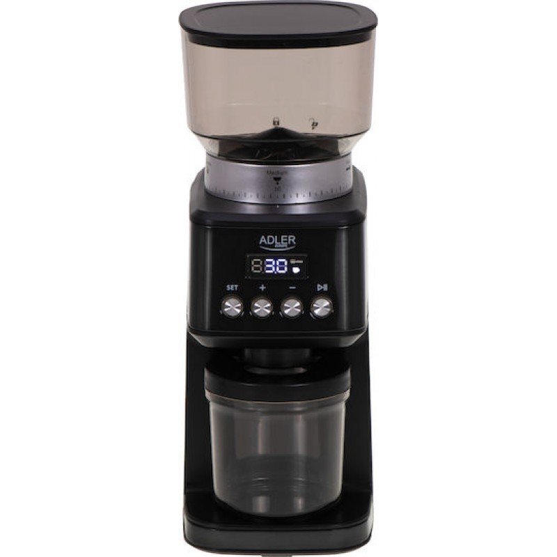 ADLER AD-4300 Μυλος αλεσης Καφε 180w 31 Επίπεδα άλεσης