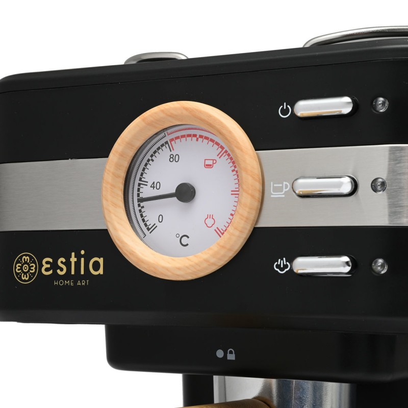 Estia 06-18986 Μηχανή Espresso OAK 950W 15Bar 1.2Lt Μαύρη Estia 06-18986 Μηχανή Espresso OAK 950W 15Bar 1.2Lt Μαύρη