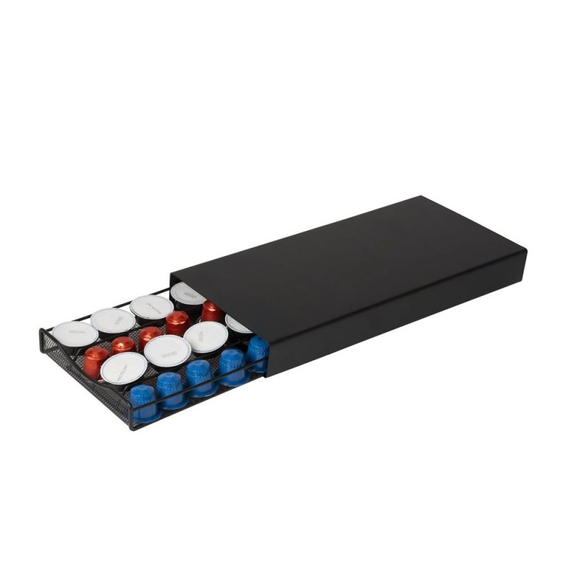 DICTRO LUX 751205 Συρτάρι αποθήκευσης για κάψουλες καφέ μεταλλικό και βάση στήριξης καφετιέρας (060204)