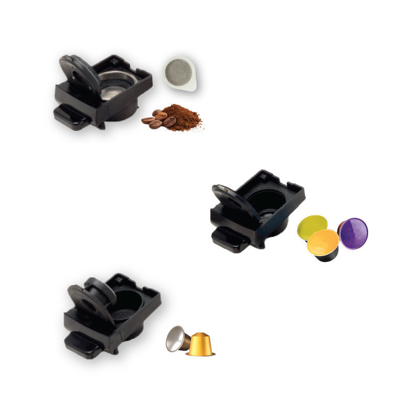 Primo PREM-40537 Μηχανή Espresso  Hot & Cold 4σε1 20Bar Digital Μαύρη (400537)