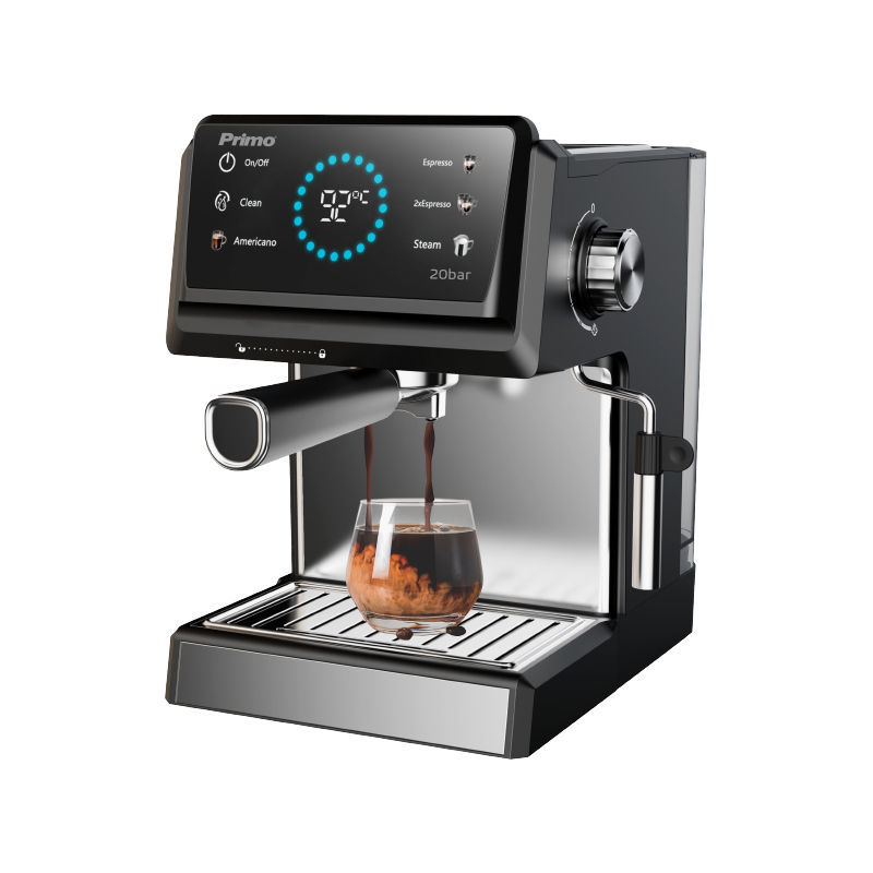 Primo PREM-40542 Μηχανή Espresso 3σε1 20Bar Digital Μαύρη-Inox (400542)