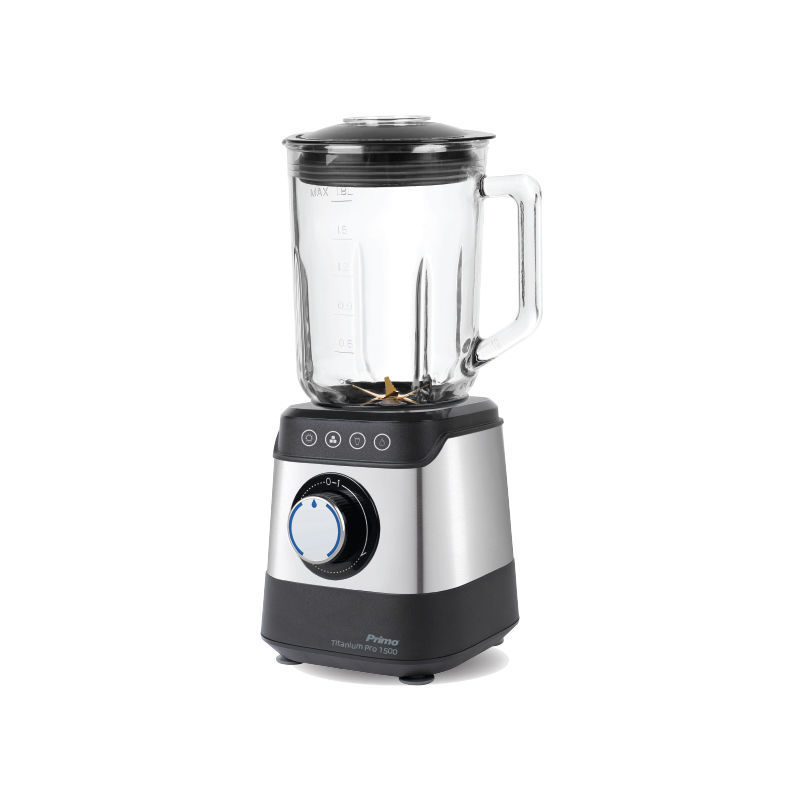Primo PRBL-40502 Μπλέντερ 1500W 1.8L Titanium Pro 1500 Μαύρο/Inox (400502)