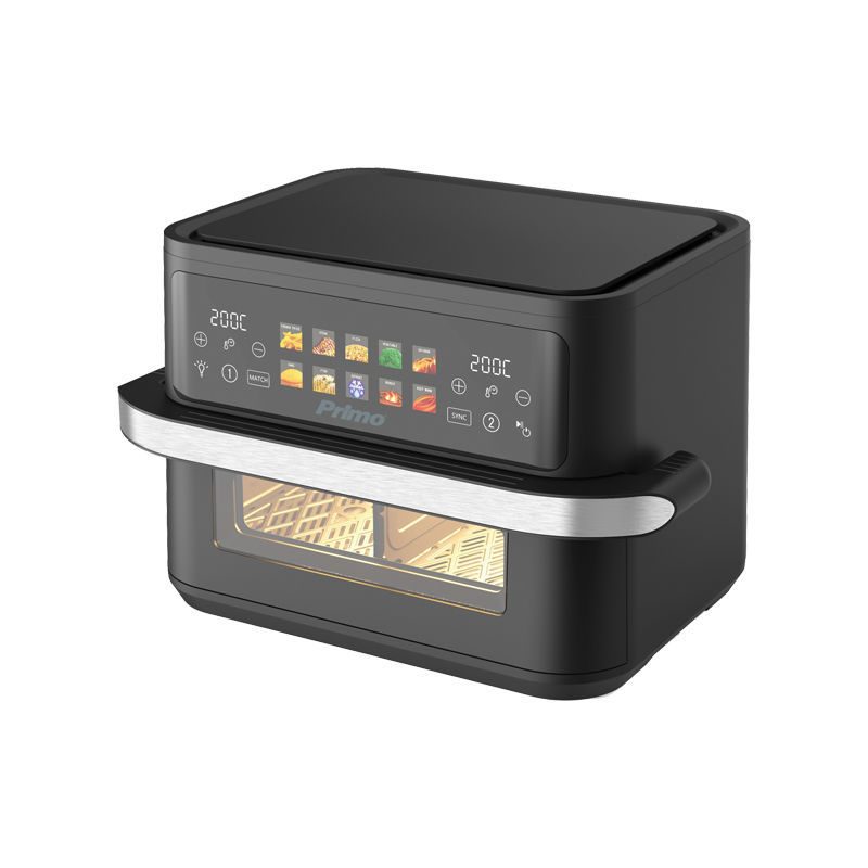 Primo PRAF-40530 Φριτέζα Αέρος  Dual Zone Digital 11L 2800W Inox/Μαύρο (400530)
