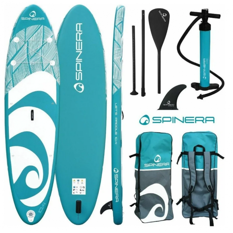 Φουσκωτή Σανίδα Sup Spinera 12'' με κουπί αξεσουάρ και σακίδιο μεταφοράς με μήκος 3.66m (21114)