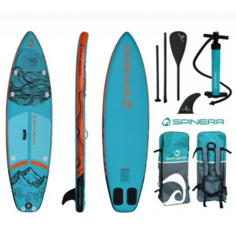 Φουσκωτή Σανίδα Sup Spinera 9.8'' με κουπί αξεσουάρ και σακίδιο μεταφοράς με μήκος 3.00m (21115)